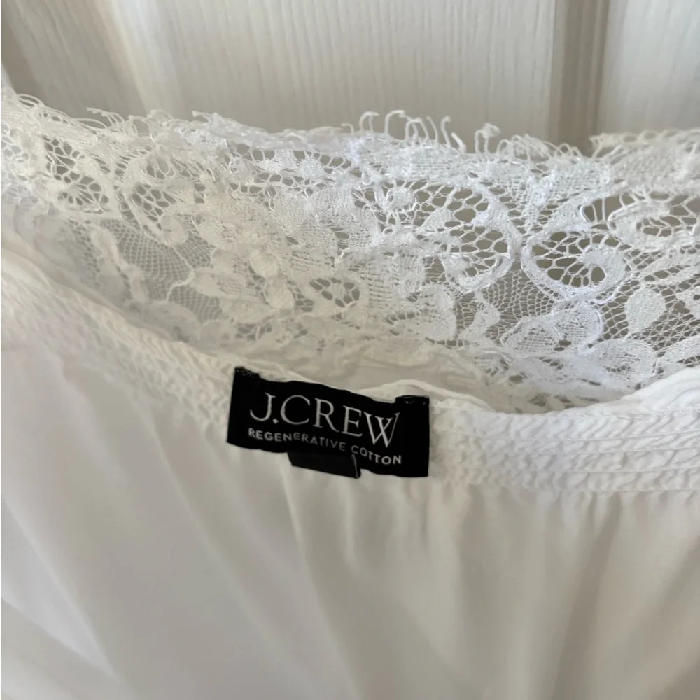 J. Crew White Lace Midi Dress - Picture 9 of 16